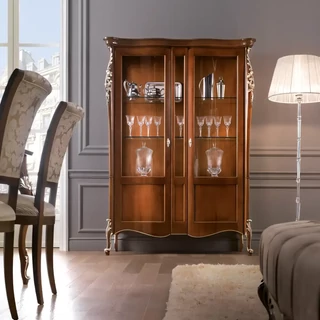 Vitrines szekrény, 2 ajtós – Morello 2982