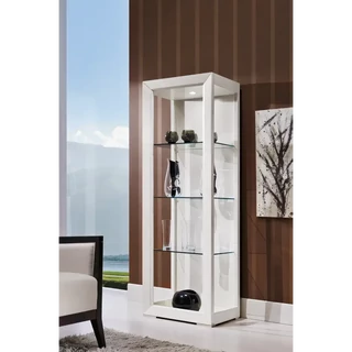 Vitrines szekrény, nyitott, LED világítással – Morello 2991