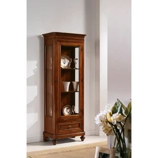 Vitrines szekrény, 1 ajtós, 1 fiókkal – Morello 2994