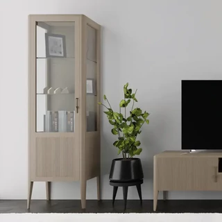 Vitrines szekrény, 1 ajtós (balra vagy jobbra nyíló) – Morello 3163