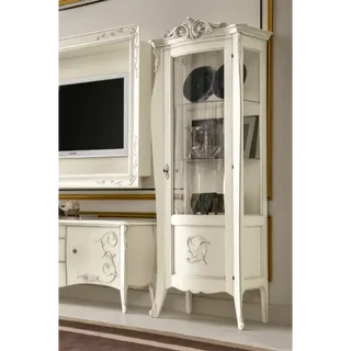 Vitrines szekrény, 1 ajtós (balra vagy jobbra nyíló), domború (relief) díszítéssel – Morello 3262