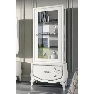 Vitrines szekrény, 1 ajtós (balra vagy jobbra nyíló), domború (relief) díszítéssel – Morello 3266