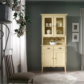 Vitrines tálalószekrény, 2+2 ajtós, 2 fiókkal – Morello 2723