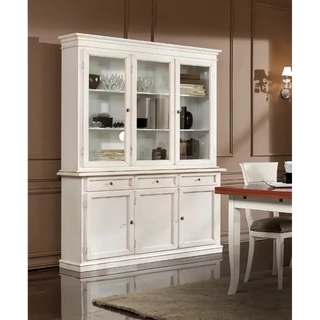 Vitrines tálalószekrény, 3+3 ajtós, 3 fiókkal – Morello 2729