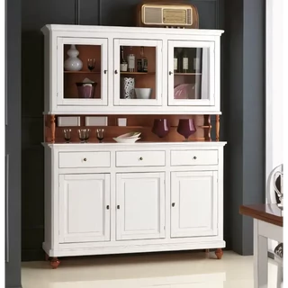 Vitrines tálalószekrény, 3+3 ajtós, 3 fiókkal – Morello 2738