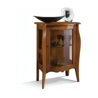 Vitrines tálalószekrény, 1 ajtós – Morello 3032