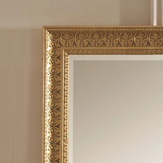 Decorated wide mirror