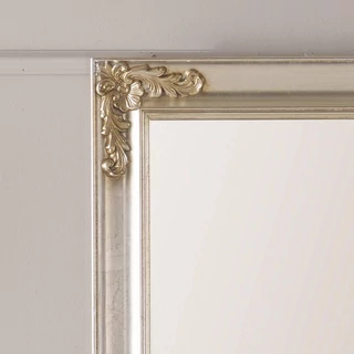 Decorated wide mirror