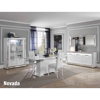 PM Nevada dining room - white-silver