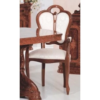 Florence Day GIGLIO Easy chair with faux leather - walnut