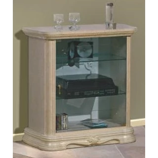 Amalfi Day 1-glass door small cabinet - beige