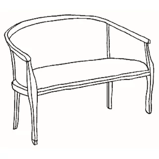 Florence Day Couch - walnut