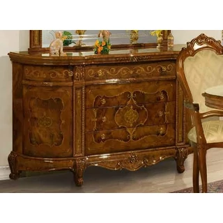 Versailles day 2-doors buffet chest of drawers 166x50,5 cm - walnut