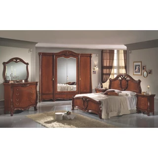 Sovrana bedroom - walnut