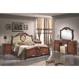 Sovrana bedroom - walnut