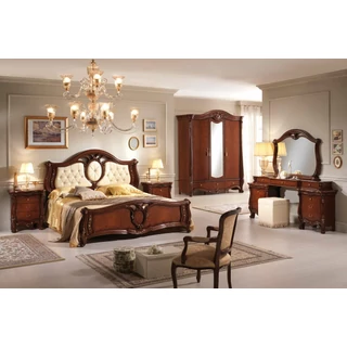 Sovrana bedroom - walnut