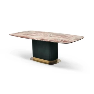 ROCK Dining table with marble top 230x120 cm