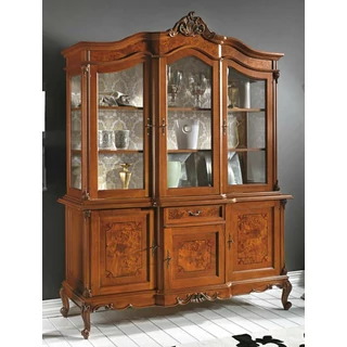 SE Neoclassico Vittoriana 3-glass doors sideboard