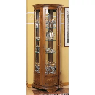 SE Venezia Half-round 1-door display cabinet