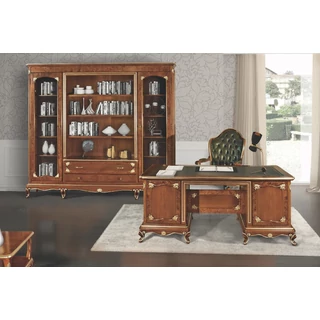 SE Art Deco study room - walnut