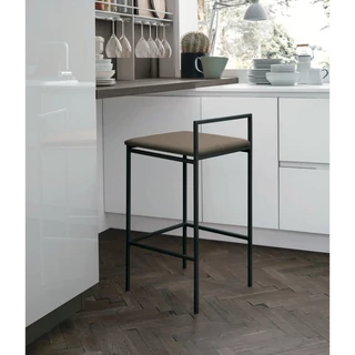 July bárszék (Vintage 103 ökobőr (B kategória), füstfekete váz)