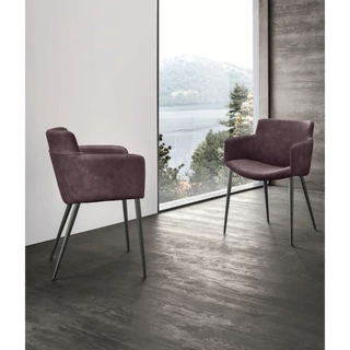 Carol karoszék (Vintage 1015 ökobőr (B kategória), antracit váz)