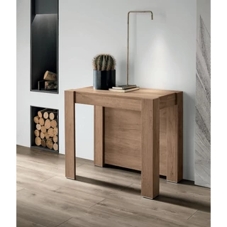 Fiesta konzolasztal (világos erezett tölgy változat)