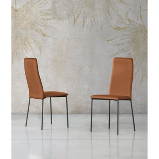 Gaia szék (Polo 819 valódi bőr (F kategória), antracit váz)