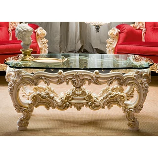 Orfeo Coffee table with glass top