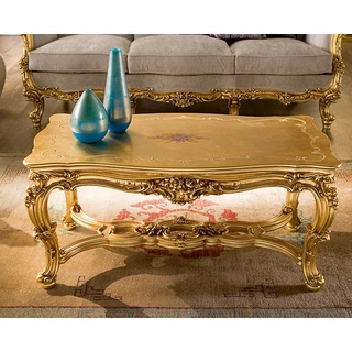 Omero Coffee table with crystal top