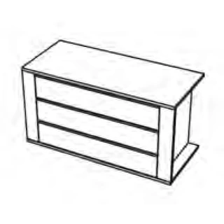 ST Interior 3-drawers element for cabinet