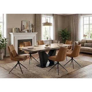 TV-Chalet Pescara bővíthető étkezőasztal Tartevin