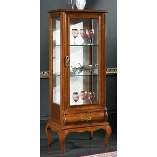 TV-Vetrine 1-door small display cabinet with 1 drawer