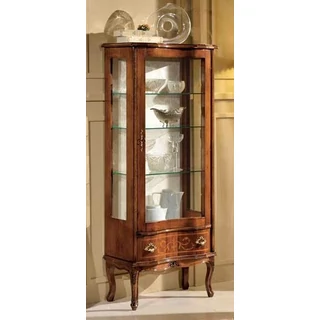 Verde 1-door small display cabinet with 1 drawer