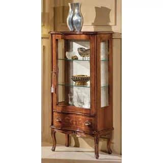 Verde 1-door small display cabinet with 1 drawer