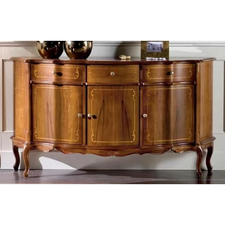 Borbonese 3-doors buffet chest of drawers with 3 drawers