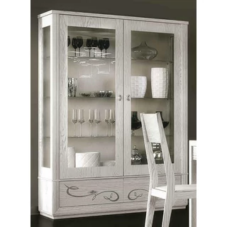 TV-Vetrine 2-doors display cabinet with 2 drawers