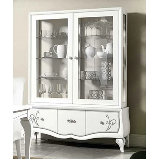 TV-Vetrine 2-doors display cabinet with 3 drawers