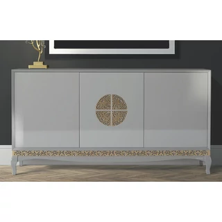 Mhanu 3-doors buffet chest of drawers