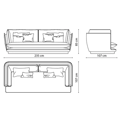 AC Allure Day Triple couch