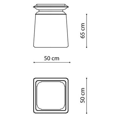 AC Allure Day Lamp table, height: 65 cm