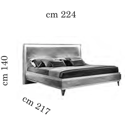 AC Ambra Double bedstead