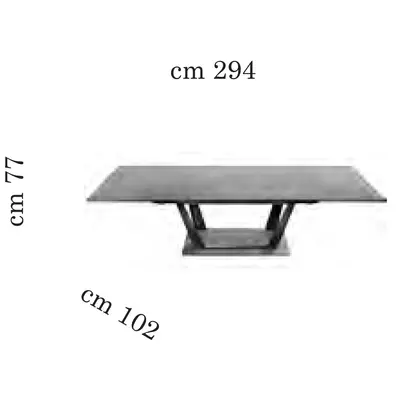 AC Ambra Day étkezőasztal 200x102 cm (+2x47 cm hosszabbítható)