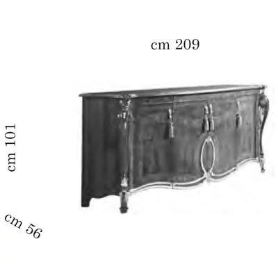 AC Donatello Day 4-ajtós tálalószekrény