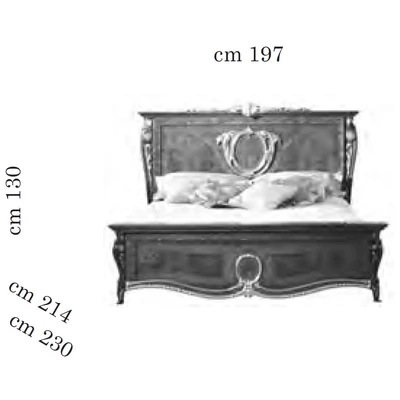 AC Donatello Double bedstead