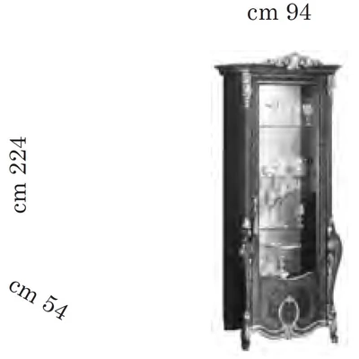 AC Donatello Day 1-door display cabinet