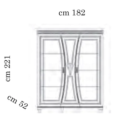 AC Fantasia Day 3-doors display cabinet