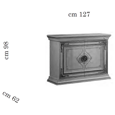 AC Leonardo Day 2-wooden doors buffet chest of drawers