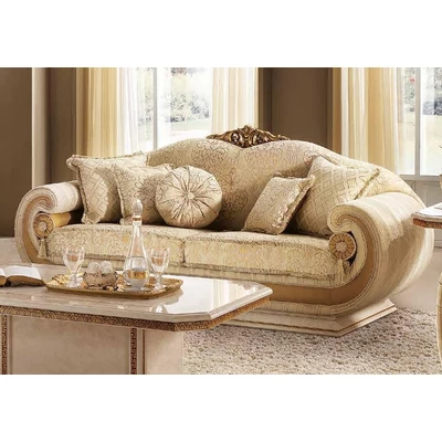 AC Leonardo Day Triple couch with cylindrical cushions