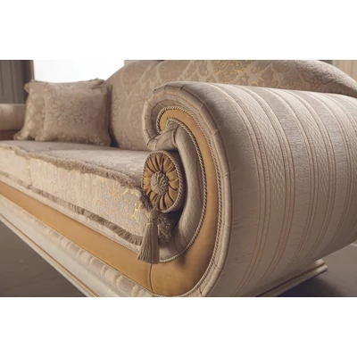 AC Leonardo Day Triple couch with cylindrical cushions